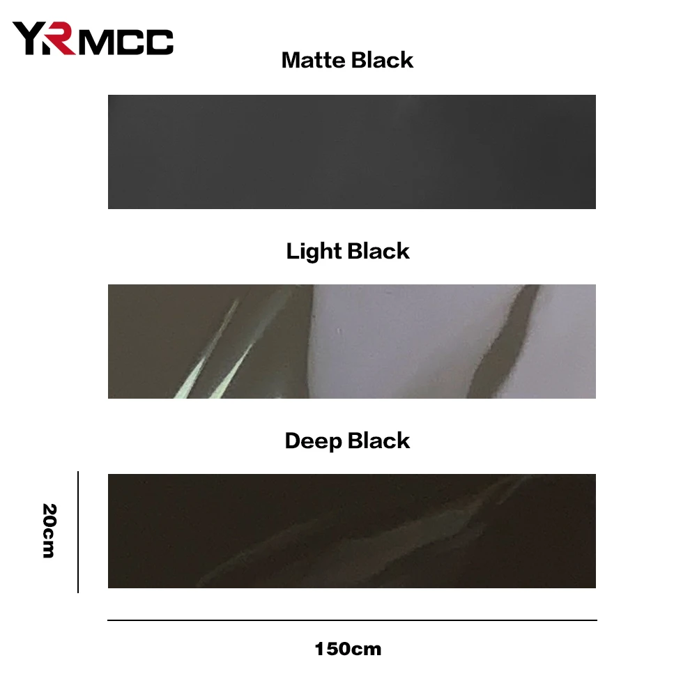 Car Windshield Sunshading Sticker Anti-UV Protection Black Film Front Window Sunshade Tape for Car Accessories Summer Supplies