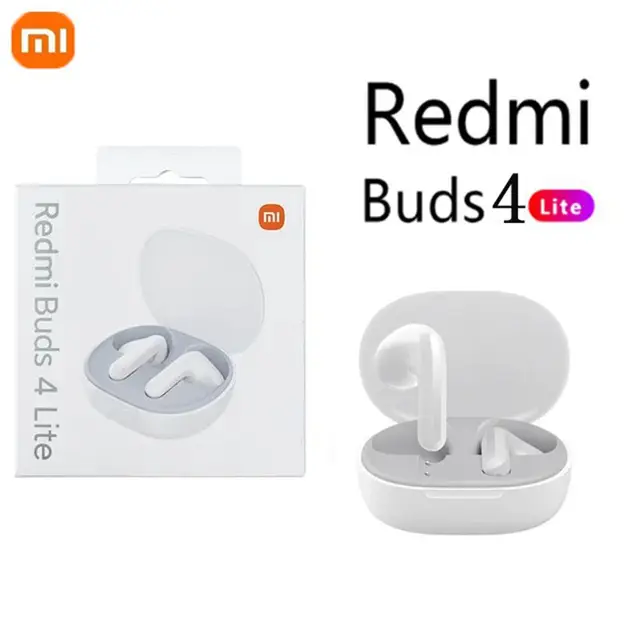 Xiaomi Redmi Buds 4 Lite  Wireless Earbuds  IP54 Waterproof Headset 20H Playtime Lightweight Comfort Fit Headphones 6