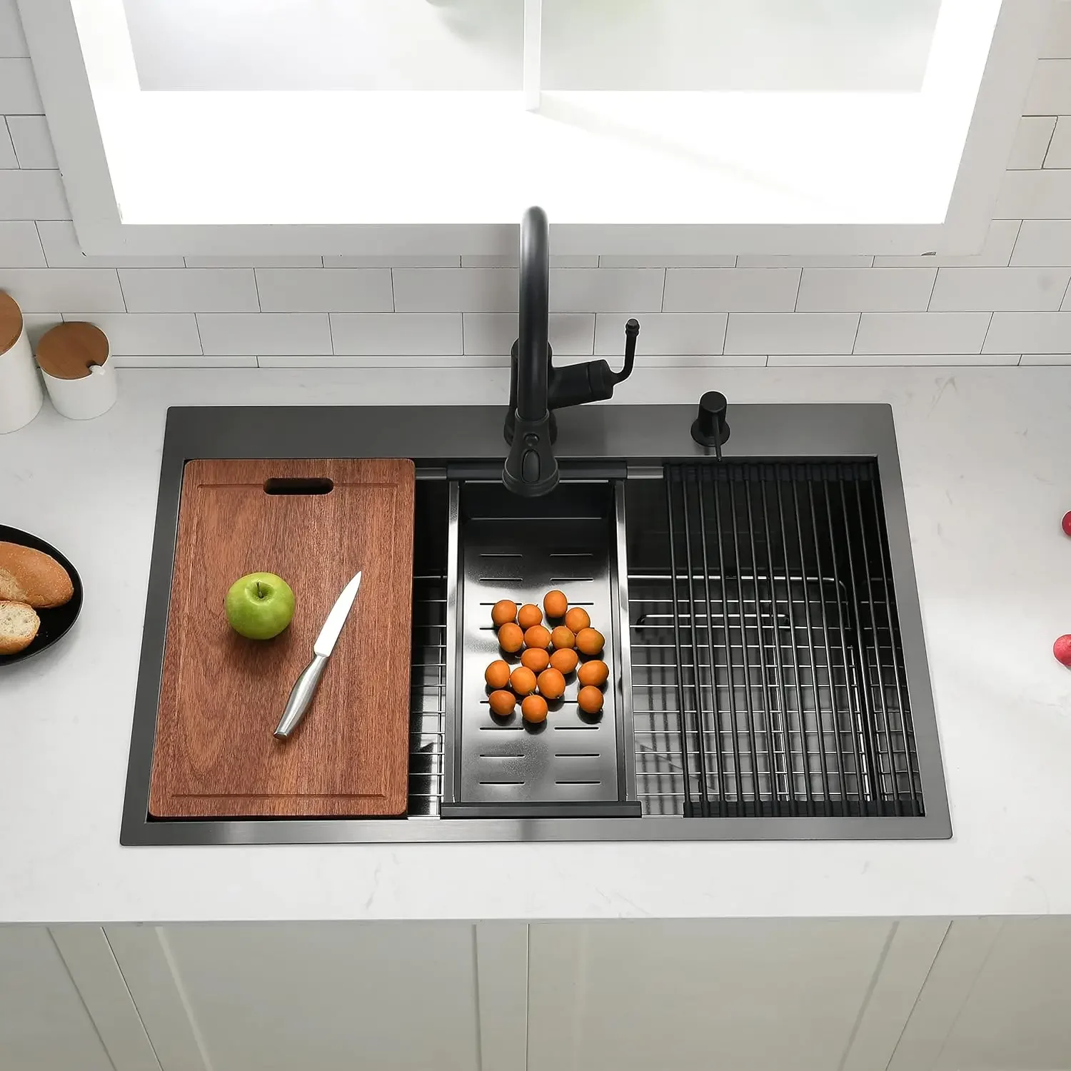 new material trends cabinet single bowl double bowl stainless hotel kitchen sink with dishwasher