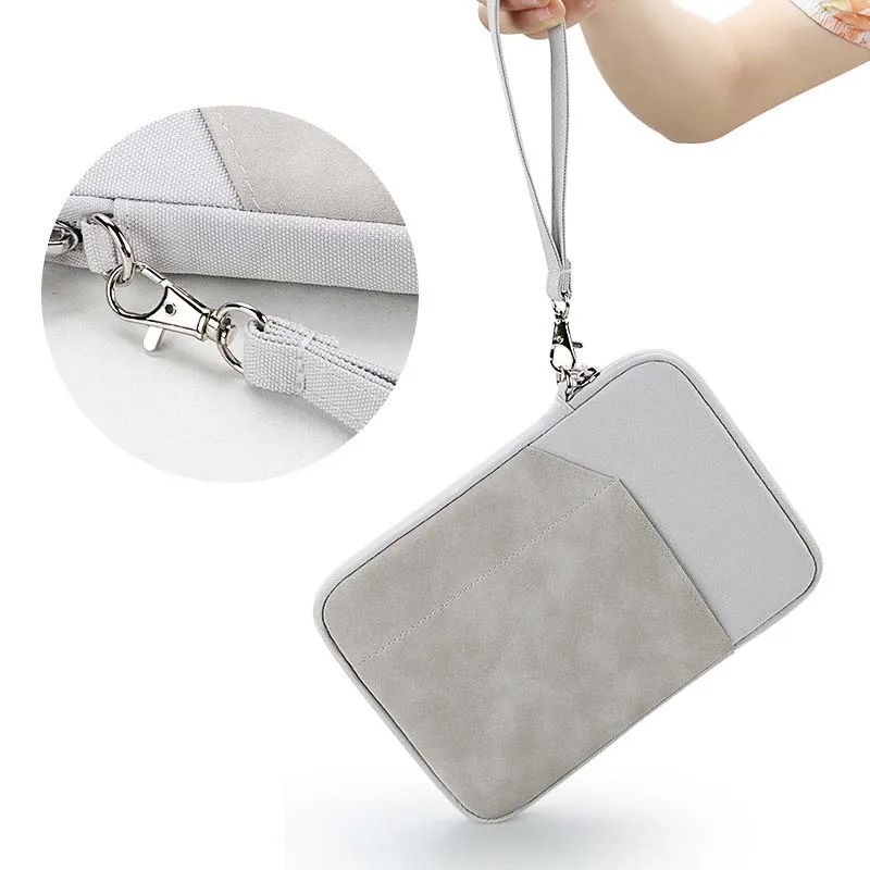 Enhanced Waterproof Tablet Storage Sleeve with Anti-Drop Bumper and Zip Pouch