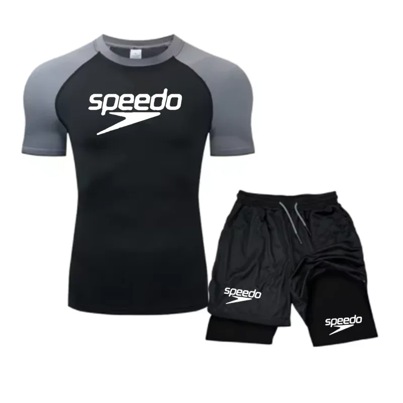 New Men's Quick-Drying Swimsuit Long-Sleeved Sun-proof Beach T-shirt Snorkeling Surfing Suit Water Sports Swimsuit Surfing Top 6