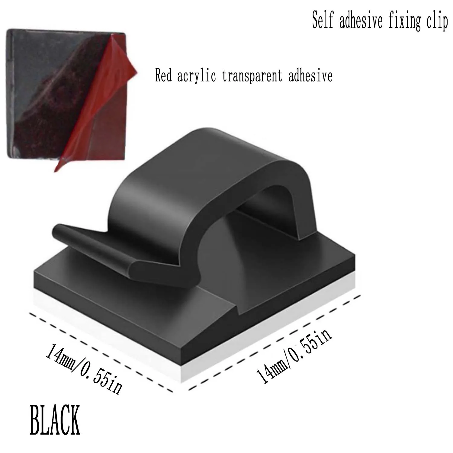 10-50 adet Ağır Hizmet Tipi Kablo Yönetim Klipsleri, Araba Telleri ve Ev Elektrik Organizasyonu için Kendinden Yapışkanlı Kelepçeler, Çok Amaçlı