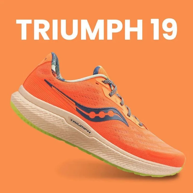  Saucony Tenis de correr Triumph 19 para hombre, Negro/Blanco :  Ropa, Zapatos y Joyería