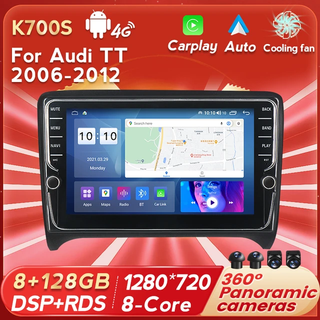 Android For Audi TT MK2 8J 2006-2014 Multimedia Player Auto Radio GPS  Carplay 4G WiFi DSP Bluetooth - AliExpress