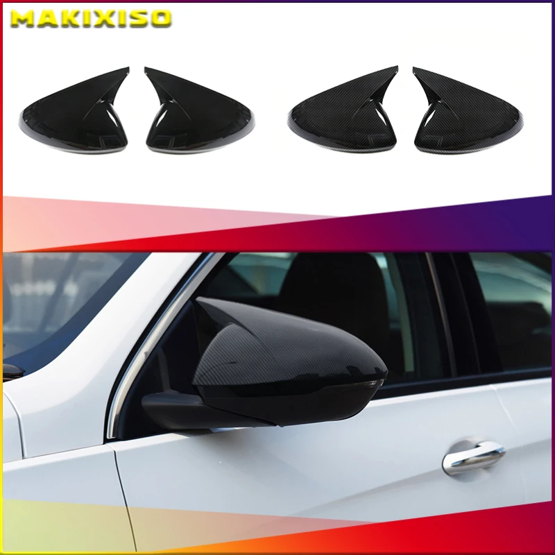 

Bat Stil Spiegel Abdeckung Für Opel Insignia 2017 2019 auto zubehér 2 Stück Abdeckung глянцевый Schwarz Shields Außen тюнинг