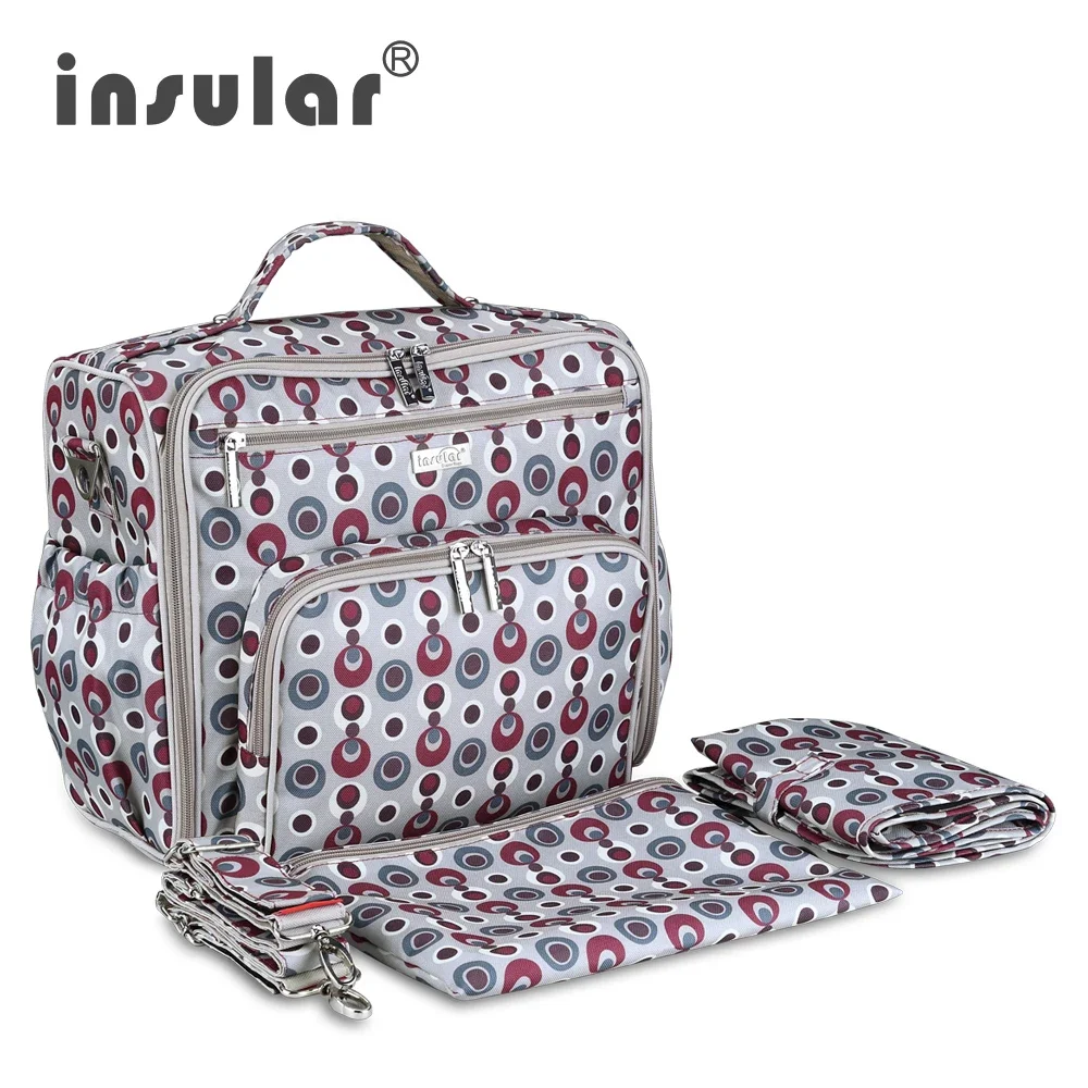 

Insular New Arrival Baby Dipaer Backpack 100% Nylon Heavy Duty Mommy Nappy Backpack Diaper Bag