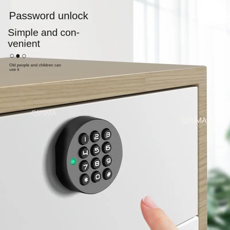 

Wardrobe Gym Cabinet Electronic File Lock NFC Card Key Password Lock Drawer Smart Door Lock Anti-theif Mini Code Locker