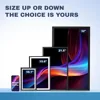 FHD Extra Large Digital Picture Frame, WiFi Large Digital Photo Frame, Art Decor Frame with Remote for Gallery 6
