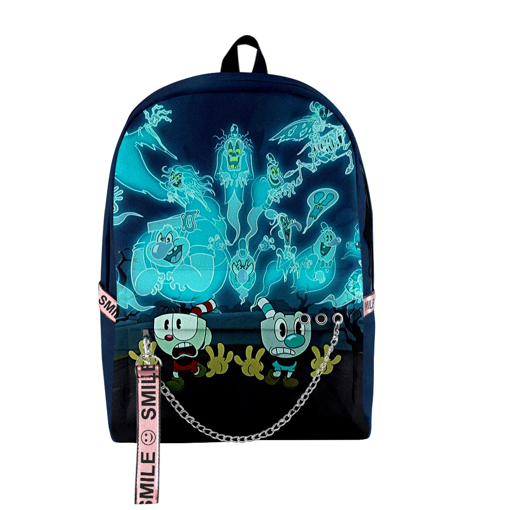 Popular Fashion The Cuphead Show 3D Print Student School Bags Unisex Oxford Waterproof Notebook multifunction Travel Backpacks