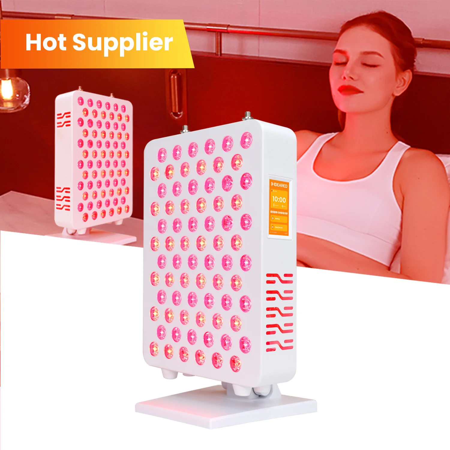 ADVASUN RLPRO100 EIGHT Spectrums 630 650 660 670 810 830 850 1060nm Red Light Therapy Panel