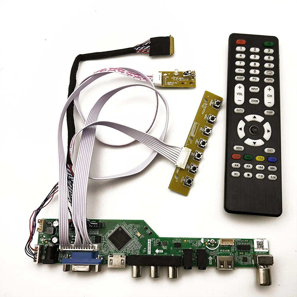 LCD LED ũ Ʈѷ ̹ , B140XW03 V0 V1 V2  TV, HDMI, VGA, USB, 1366X768, 40 