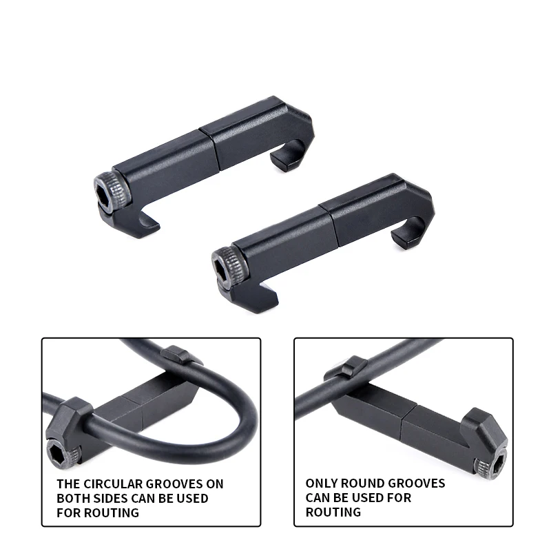 20mm Picatinny Wire Guide System Arson Machine Cable Management CNC M300 M600 PEQ15 DBAL-A2 NGAL Weapon Light Switch Cable Clip
