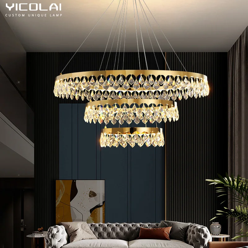 

Modern Luxury Water Drops Crystal Chandelier For Living Dinning Study Room Cloakroom Bedroom Villa Catering Lamp Headlight Decor