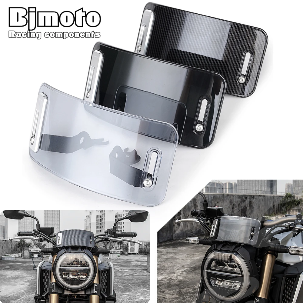 TAZGANTAX Pour Ho-nda CB650R 2018- 2022 CB1000R 2018-2020 CB 650R CB 650 R CB 1000 R Accessoires De Déflecteur De Vent D'écran Avant De
