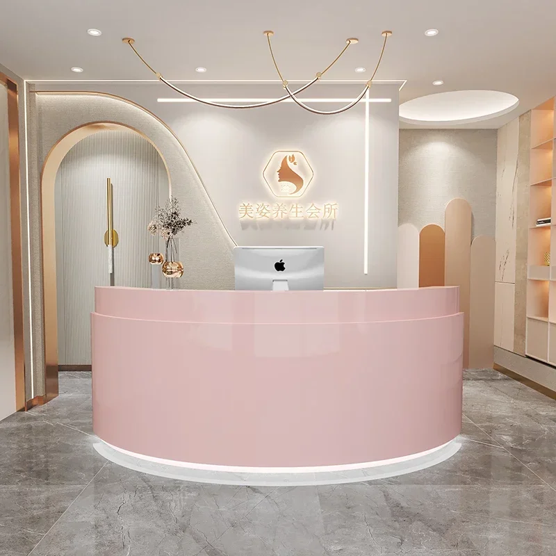 Furniture For Reception Entrances Tables Restaurant Desk Luxury Stores Hairdressing Counters Small Store Business Receiption Spa