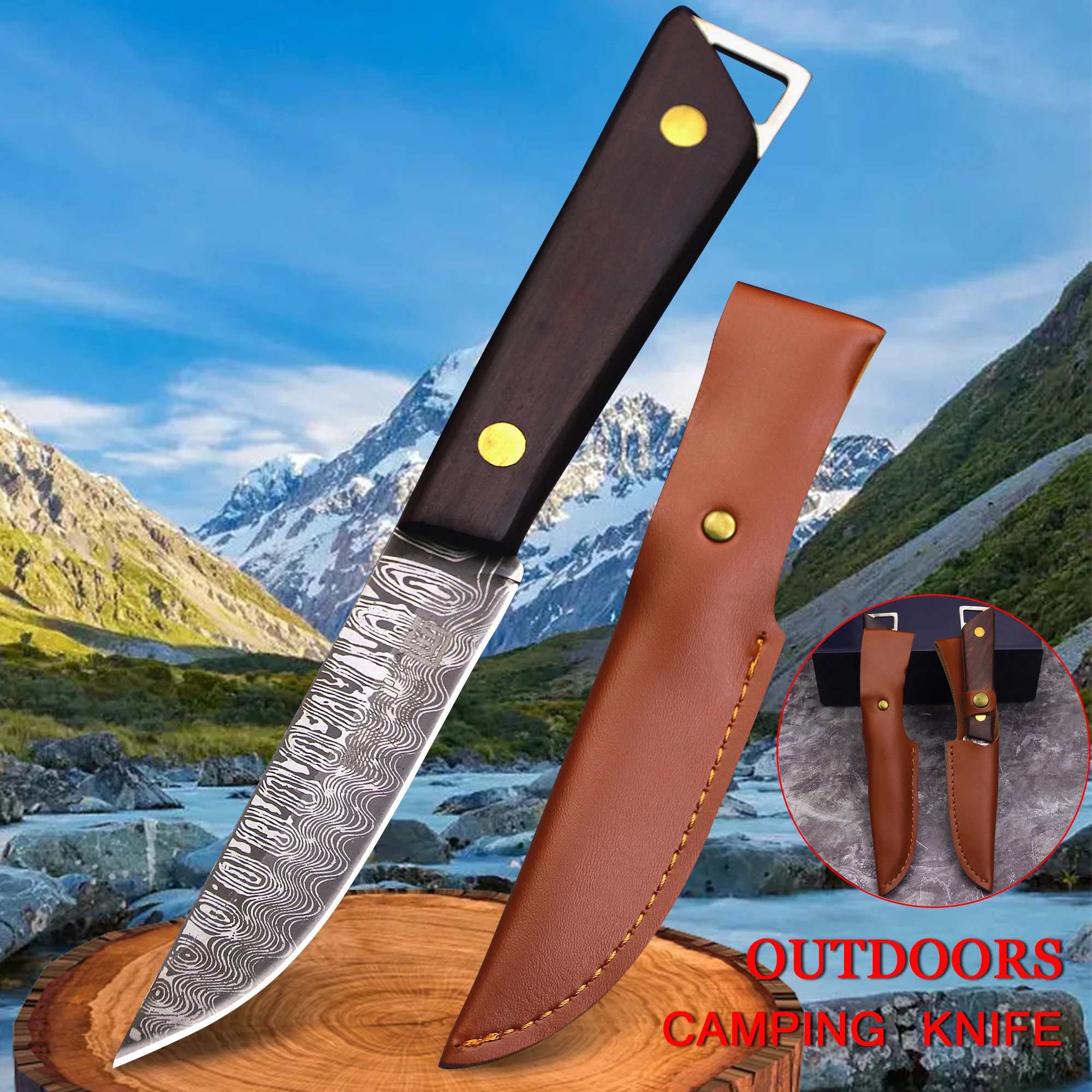 Tong,Tongs Vintage en cuir véritable pour hommes, de plage, chaussures