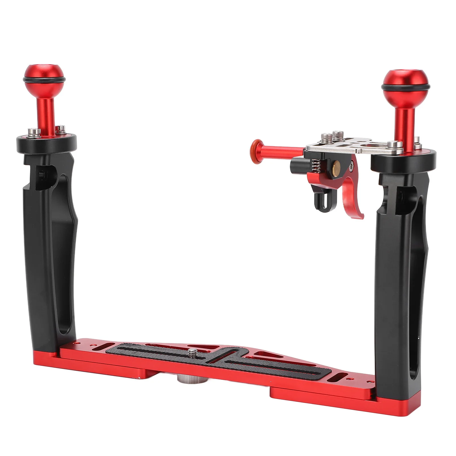 Diving Camera Housing Tray Stabilizer Dual Handle Tray Stabilizer Rig Diving Underwater Camera Housing with Shutter