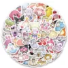 100PCS Cartoon Cute Sanrio Hello Kitty Sticker Kuromi DIY Phone Fridge Laptop Sticker Decoration Classic Toys Gift 2