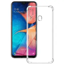 Durable Four - Corner Anti - Drop Shield Phone Case - Galaxy A20 (Shockproof Case)