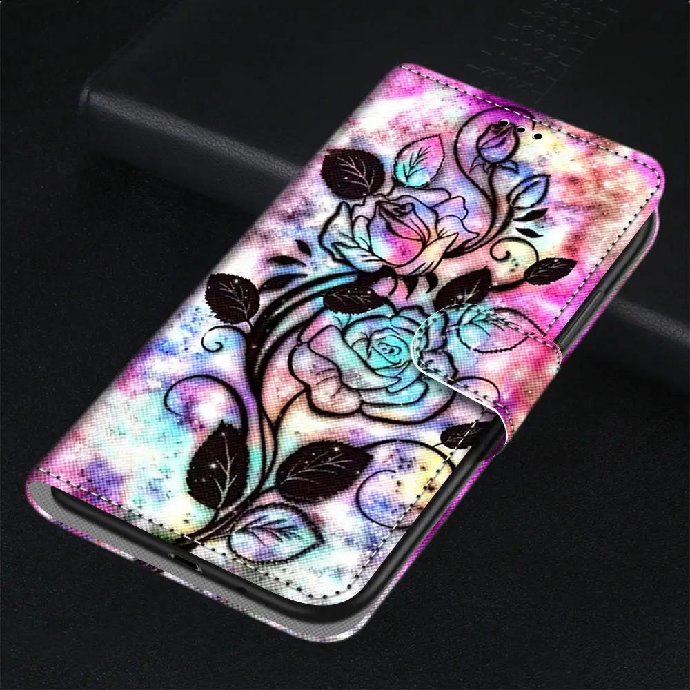 Adorable Floral Animal Kids Holster Wallet Cover