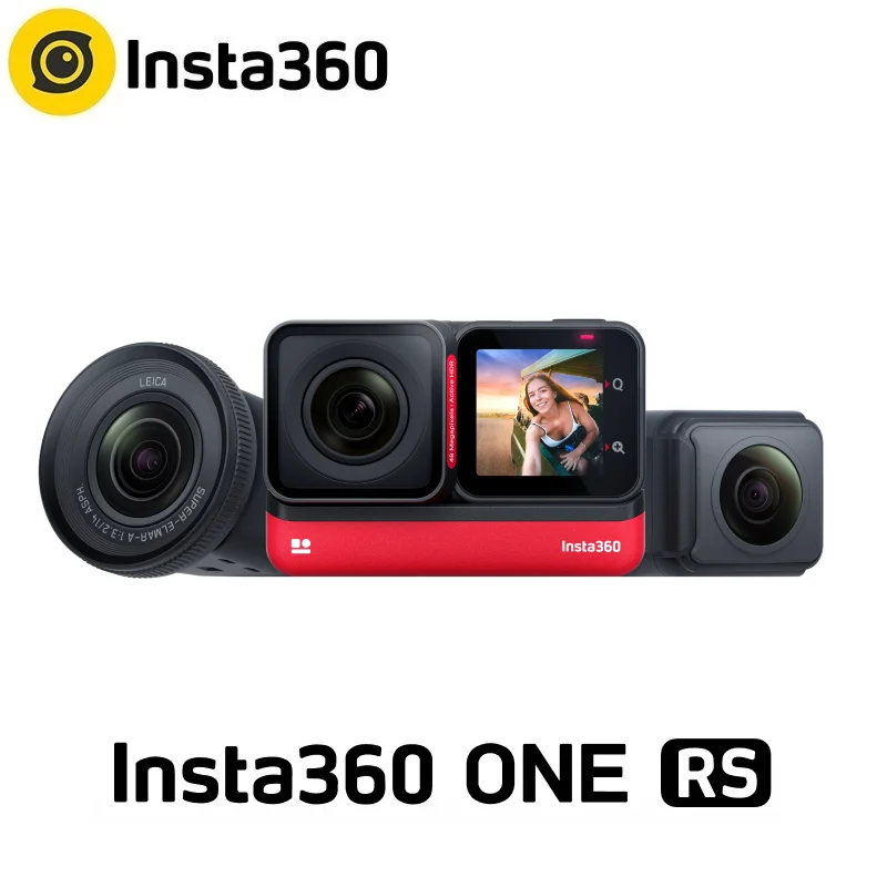 Insta360 One Rs Sport Action Camera Insta 360 4k 5 7k 48mp Waterproof 1 Inch Leica Lens Panoramic Cam Sports Action Video Cameras Aliexpress
