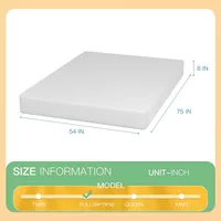 8 inch Memory Foam Mattress Cooling Gel Green Tea Infused Mattress,Fiberglass Free,CertiPUR-US Certified,Cooler Sleep Supportive 2