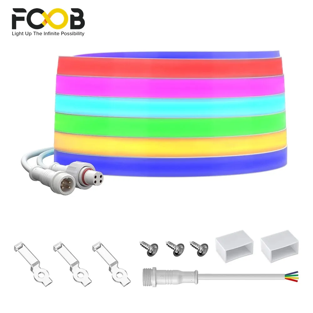 

IP68 Waterproof RGB COB LED Strip DC24V 840LEDs/M TV BackLight Room Decoration Led Tape Diode Flexible Ribbon FOB LED Tape