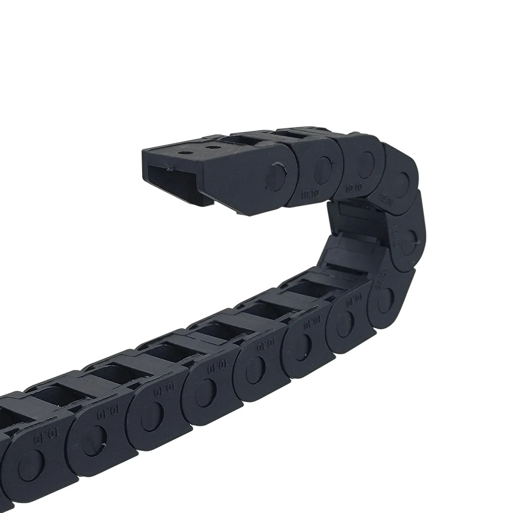 R18 10x10 10x15 10x20 Cable Chains Bridge Type Non-Opening Plastic Towline L 1m for CNC router plastic cable chain,cable carrier