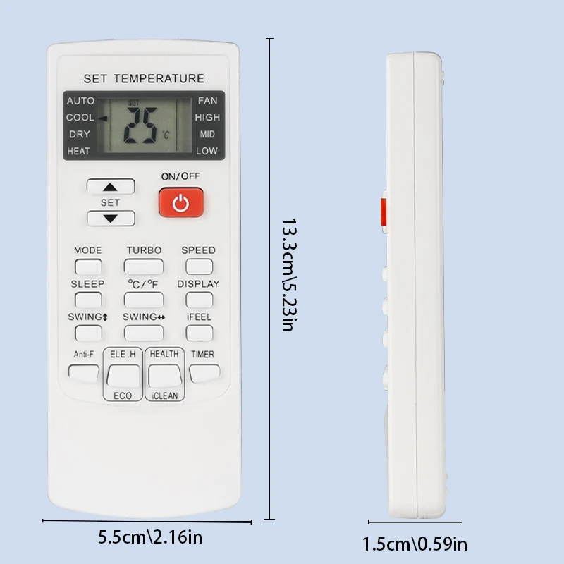 New YKR-H/102E For AUX Air Conditioner Remote Control AUXIA Ac Remote Fit For Ykr H 002e Ykr H 006e Feel Comfortable I.478415131 - View #2