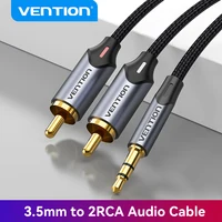 Vention RCA Cable 3.5mm to 2RCA Splitter RCA Jack 3.5 Cable RCA Audio Cable 1