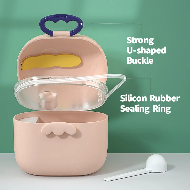 Portable Baby Food Storage Box Cartoon Infant Milk Powder Box Essential  Cereal Toddler Snack Container Baby Food Accessories