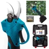 Cordless Electric Pruning Shears Electric Garden Scissors Garden Tool Pruner Fruit Tree Branch Cutter for Makita Battery 3