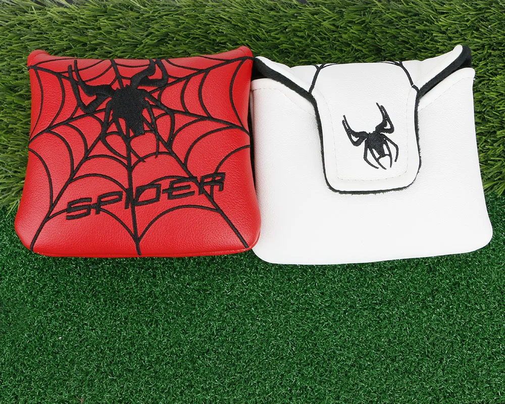 

Spider Golf Iron Head Cover Club Headcovers Leather Golf Putter Cap Cover Golfer Headcovers For Driver Fairway Hybrid Wood Iron