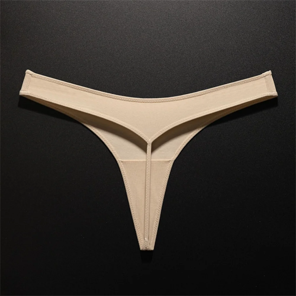1/2Pcs Cotton Women G String Solid Color Sexy Lingerie Femme T-back Underwear Ladies Pantys Solid Tanga Mujer Girls