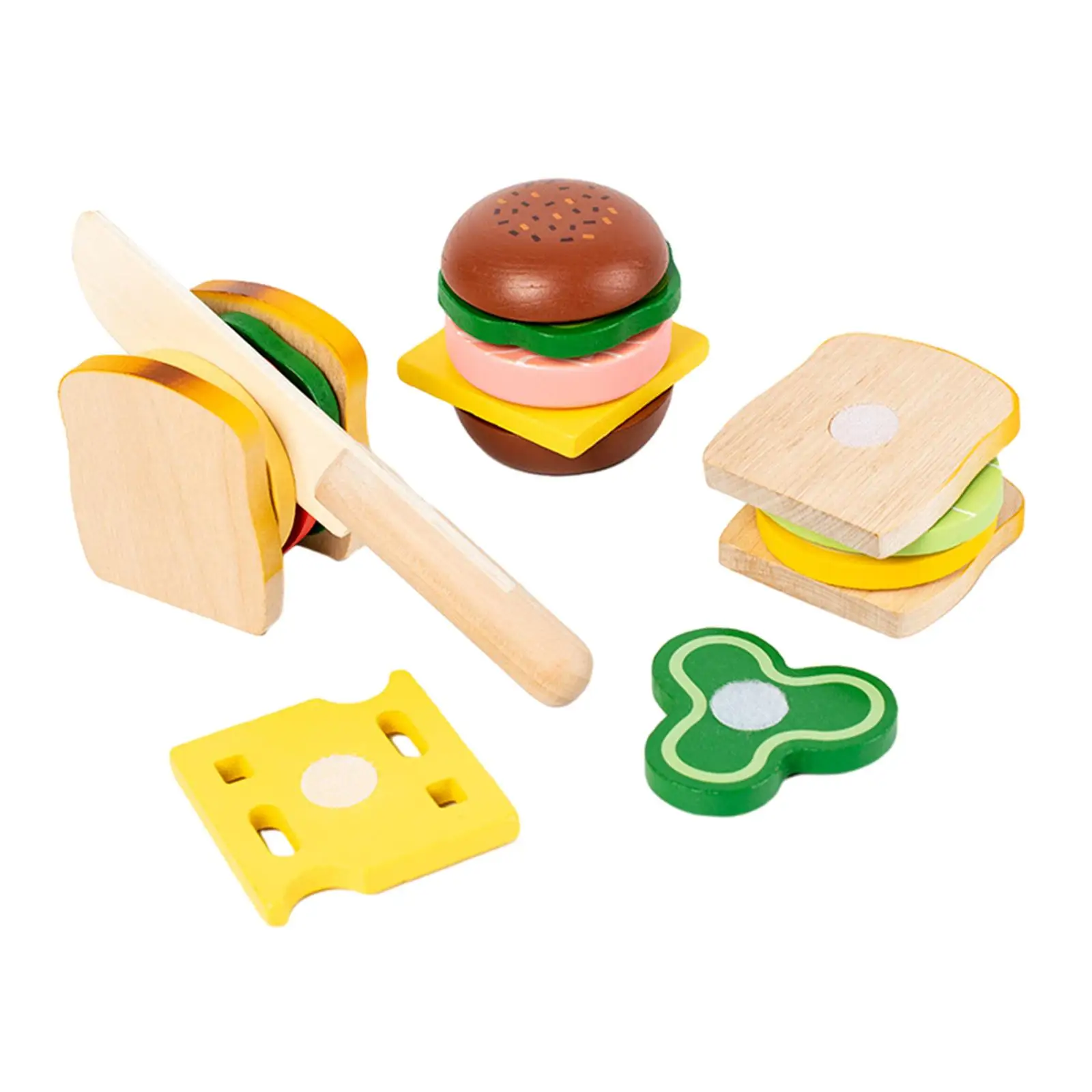 Pretend Play Food Set Kitchen Playset Realistic Kitchen Accessory Food Toys Gift