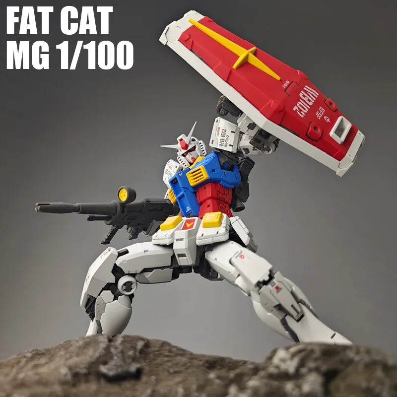 RG拡大版 1/100 RX-78-2 ガンダム FAT CAT 塗装済完成品② RG拡大版 1/100 RX-78-2 ガンダム FAT CAT 塗装済完成品② UPDATE Fat