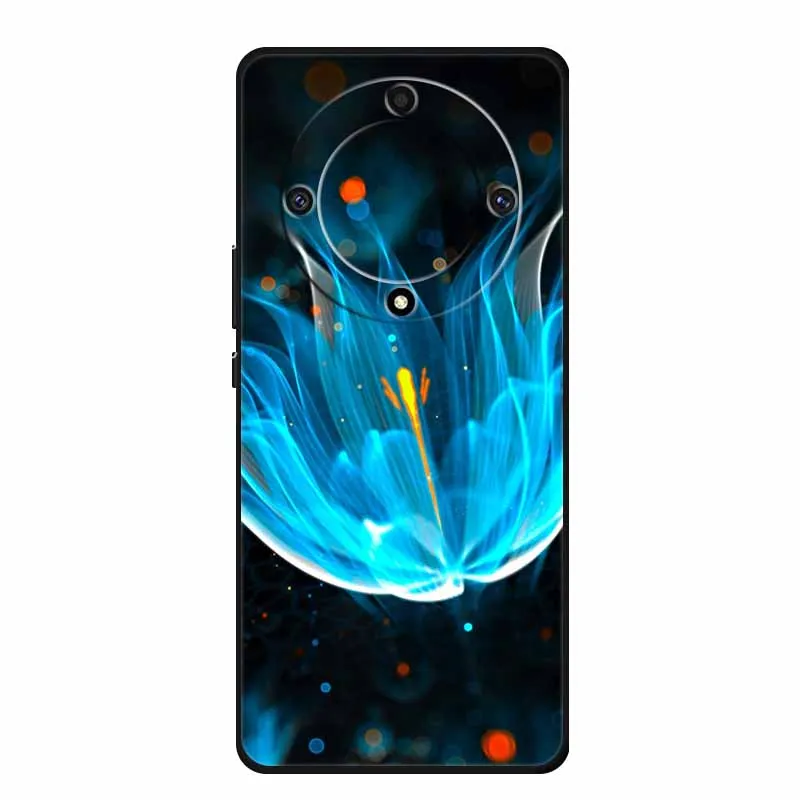 Stylish Painted Soft Silicone Back Cover for Honor X9a – Protective and Popular Coque