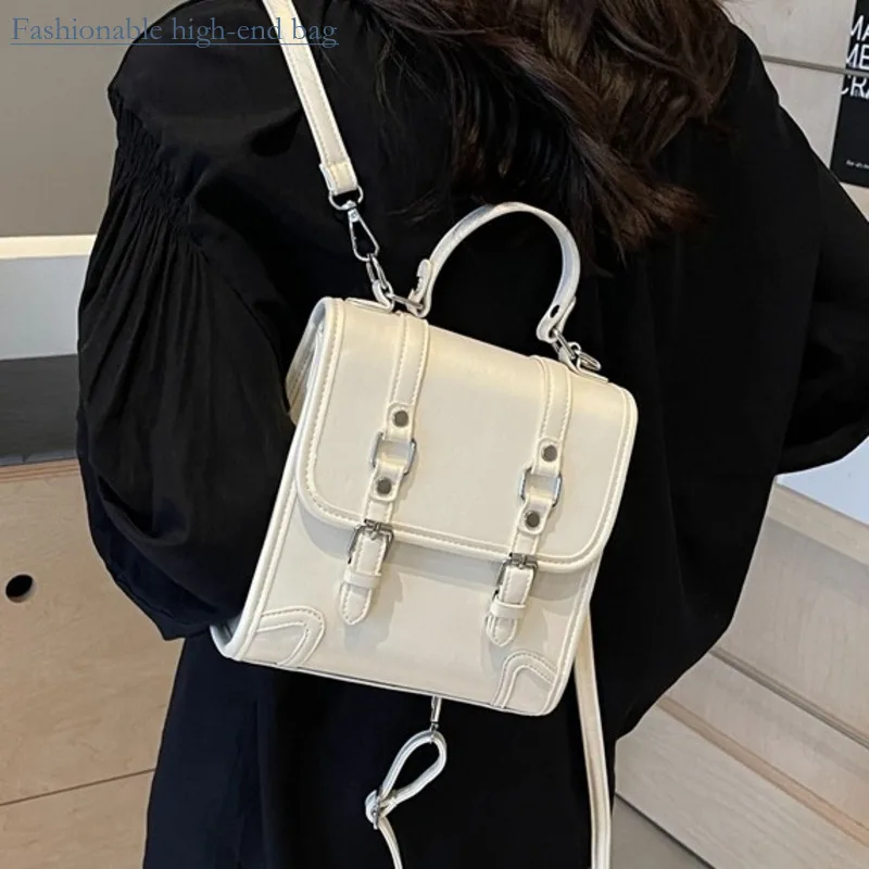 2024 New Women Multi-purpose Small Backpack Girls Women's Summer New Fashionable Travel Backpack School Handbag
