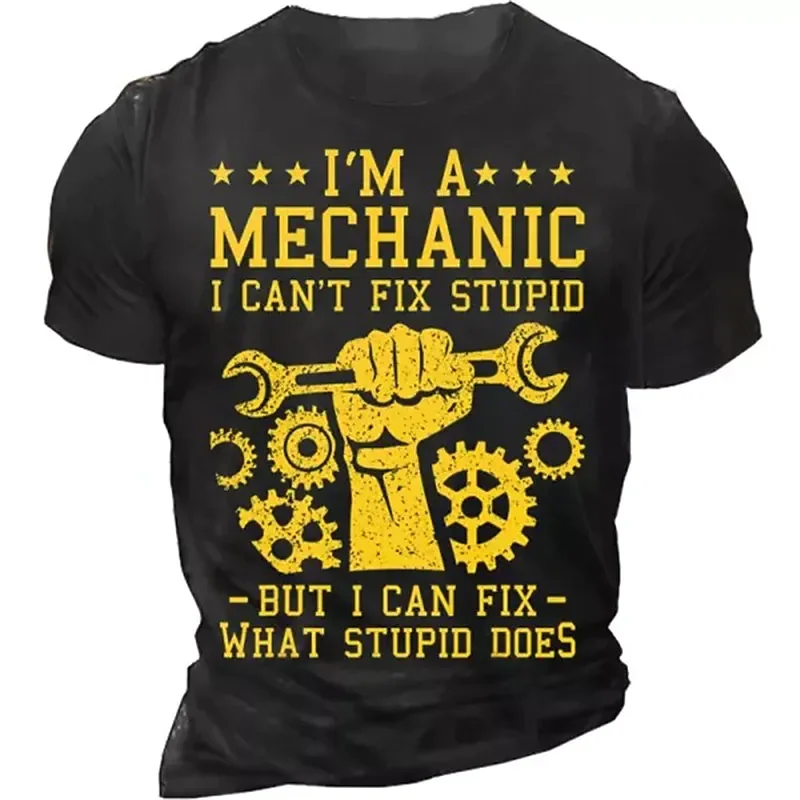 

Men's T Shirt Tee Graphic Mechanical Parts Crew Neck Unisex Clothing Apparel 3D Print Outdoor Casual Short Sleeve Loose Tops 6XL