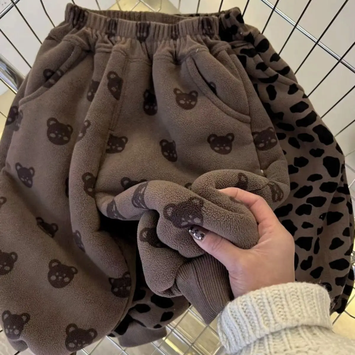 Winter Boys Pants Thicken Warm Trousers For Kids Fleece Toddler Sweatpants Boys Girls Joggers Baby Harem Pant Clothes