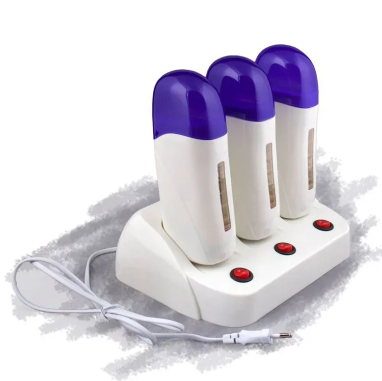 Beauty Salon 100ml Roll On Wax Heater roll-on Waxing Kits Electric Wax Warmer With Kit for Hair Removal