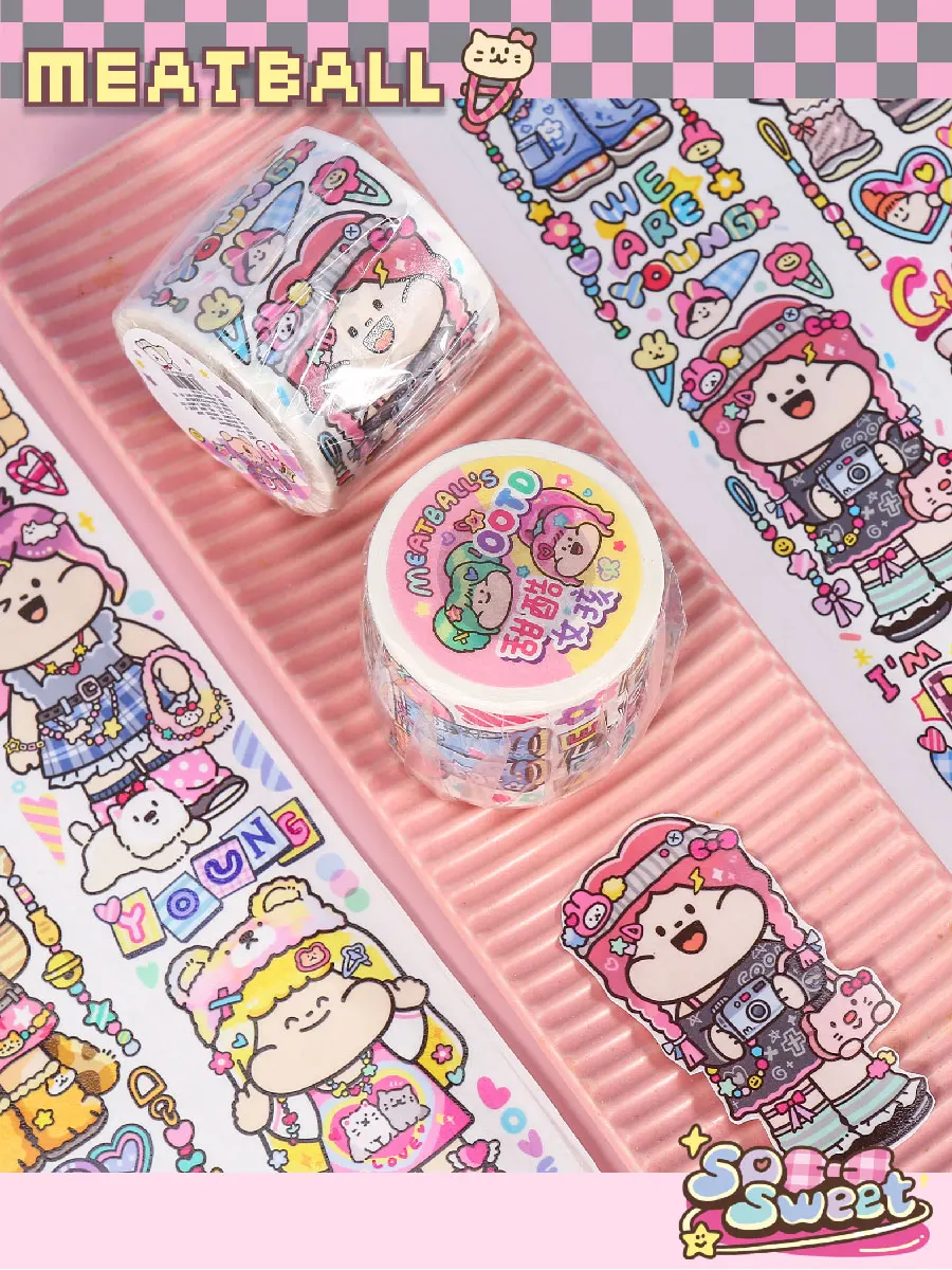 Meatball Washi Tape: Shopping Street 2