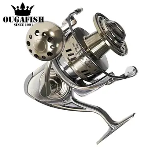 Buy CNC Full Metal Spinning Fishing Reel Powerful Saltwater Reel 30kg or  66lbs Long Cast Big Game Boat Fishing 12 Stainless Steel Ball Bearings Size  6000 22lbs - 274yards Online at desertcartINDIA