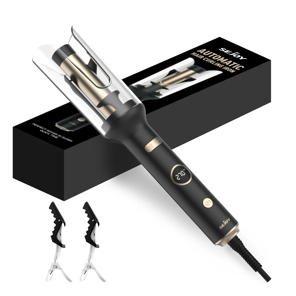 Sejoy Auto Hair Curler Ceramic Rotating Wand