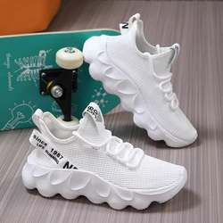Men's Large Size Outdoor Hiking and Running Shoes - Comfortable, Versatile, and Fashionable Sports Footwear - 45 (WHITE)