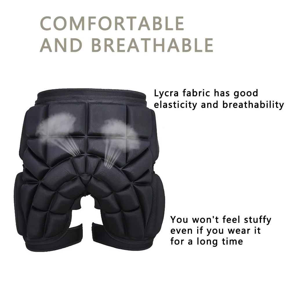 Short De Protection Rembourré Pour Enfants - Hanches Et Coccyx - Pour Ski, Snowboard, Patinage - Taille XS