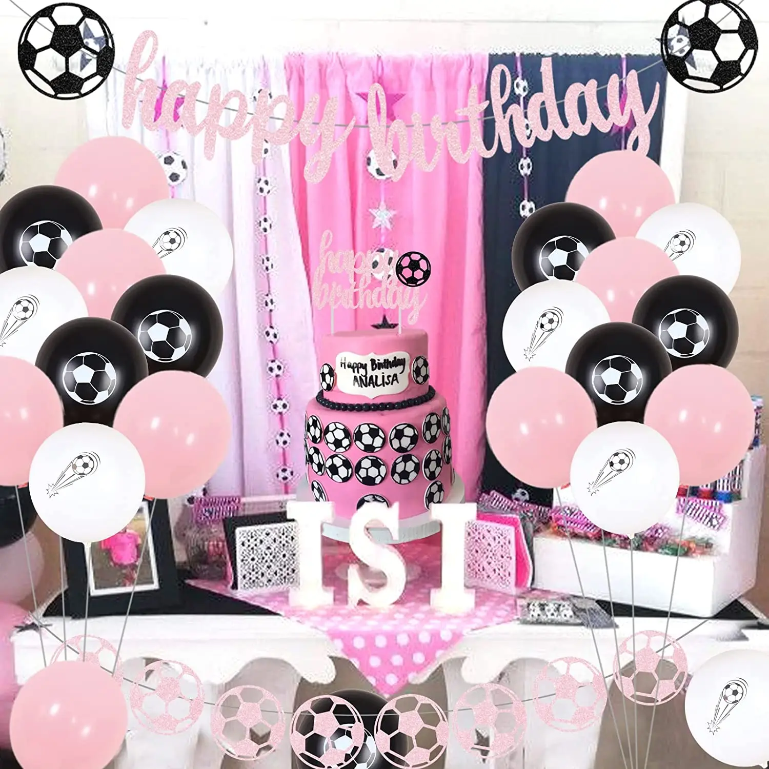 Comment décorer pour un anniversaire fille sur le thème football ? 