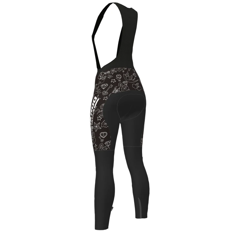 Cycling Tights Women Cycling Bib Tights Ciclismo Pantalones MTB Bicycle Cycling Trousers Lange Damen Radhose Culotte Largo Długie Spodnie
