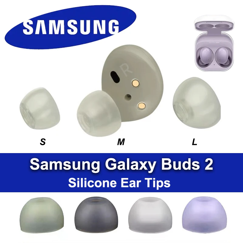 Replacement Tips Samsung Galaxy Buds 2 Eartips Earbuds Silicone Ear