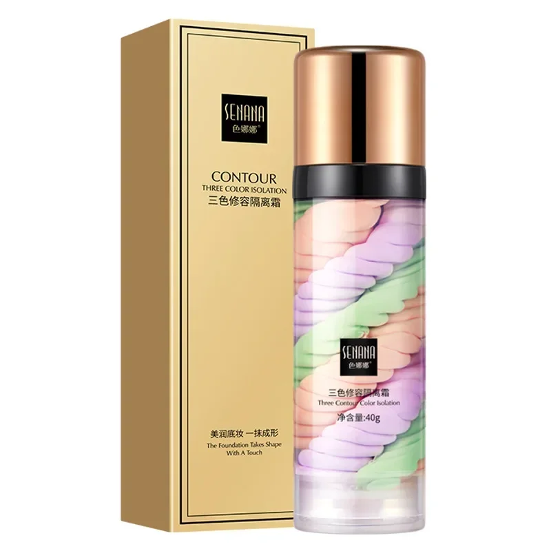40ML Three Color Foundation Base Cream Face Primer Makeup Matte Base Make Up Oil Control Smooth Fine Lines Pore Natural BB Cream 4